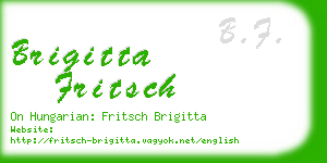 brigitta fritsch business card
